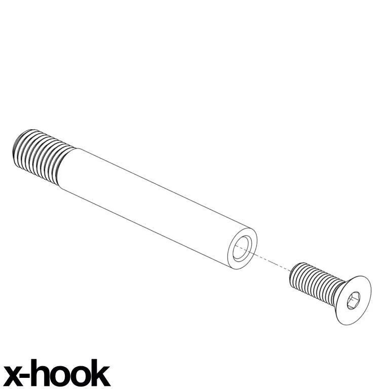 x-hook Mounting Shaft (Required) Porsche Boxster 981 | 13-16 (In stock)